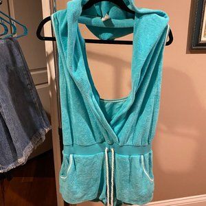 Terry Cloth Coverup Romper
